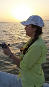 Woman Fishing in Texas